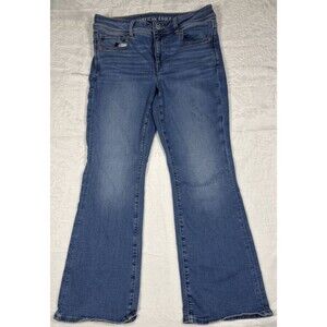 American Eagle Next Level Stretch Kick Boot Jeans Women's Size 8